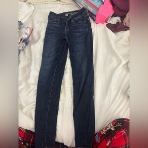 Women's Dark Blue Jeans